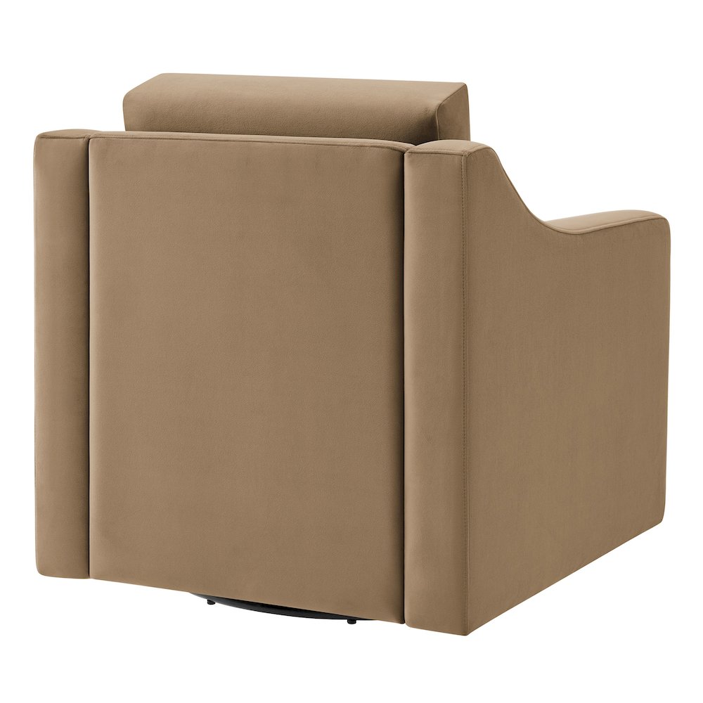 Liora Performance Velvet Armchair. Picture 5