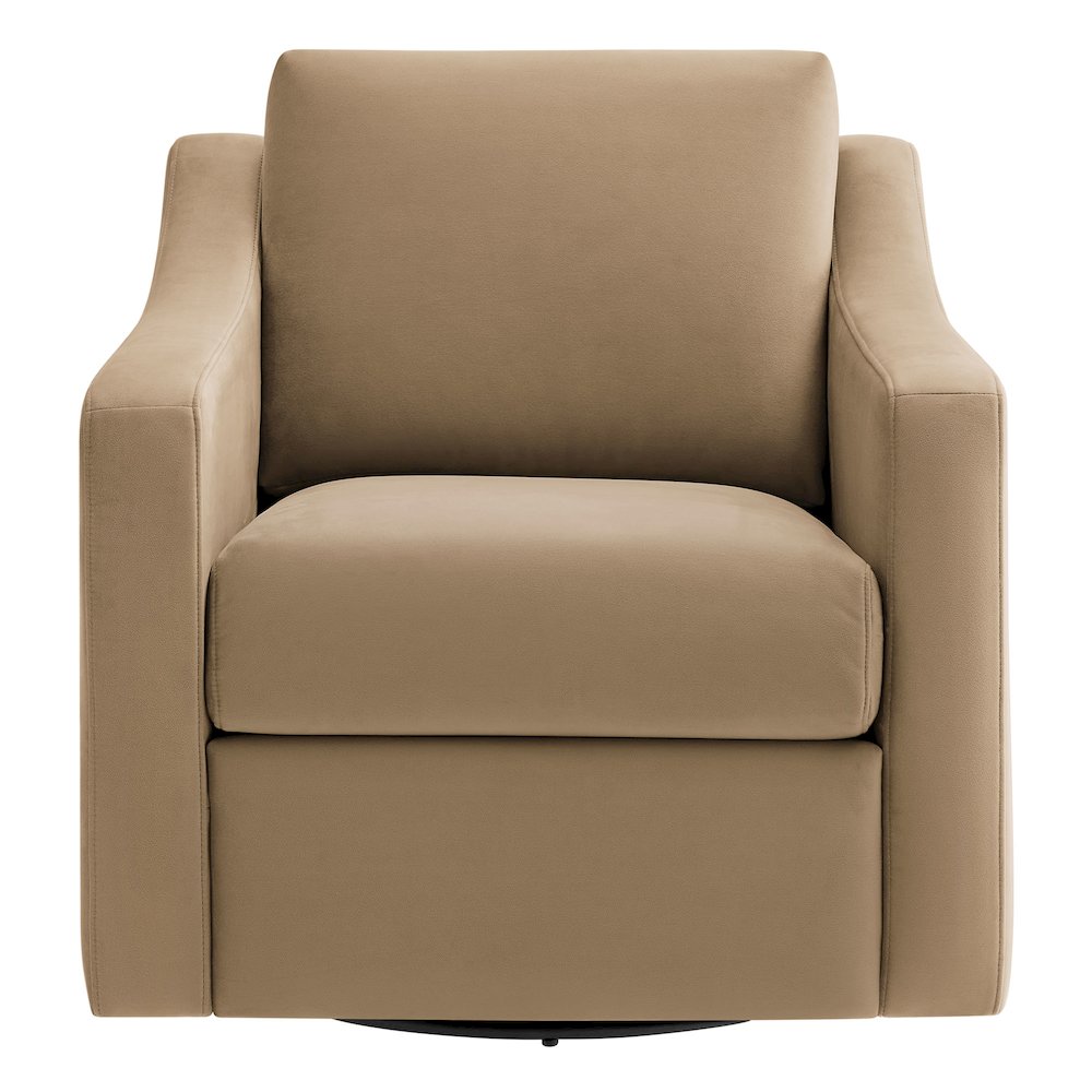 Liora Performance Velvet Armchair. Picture 6