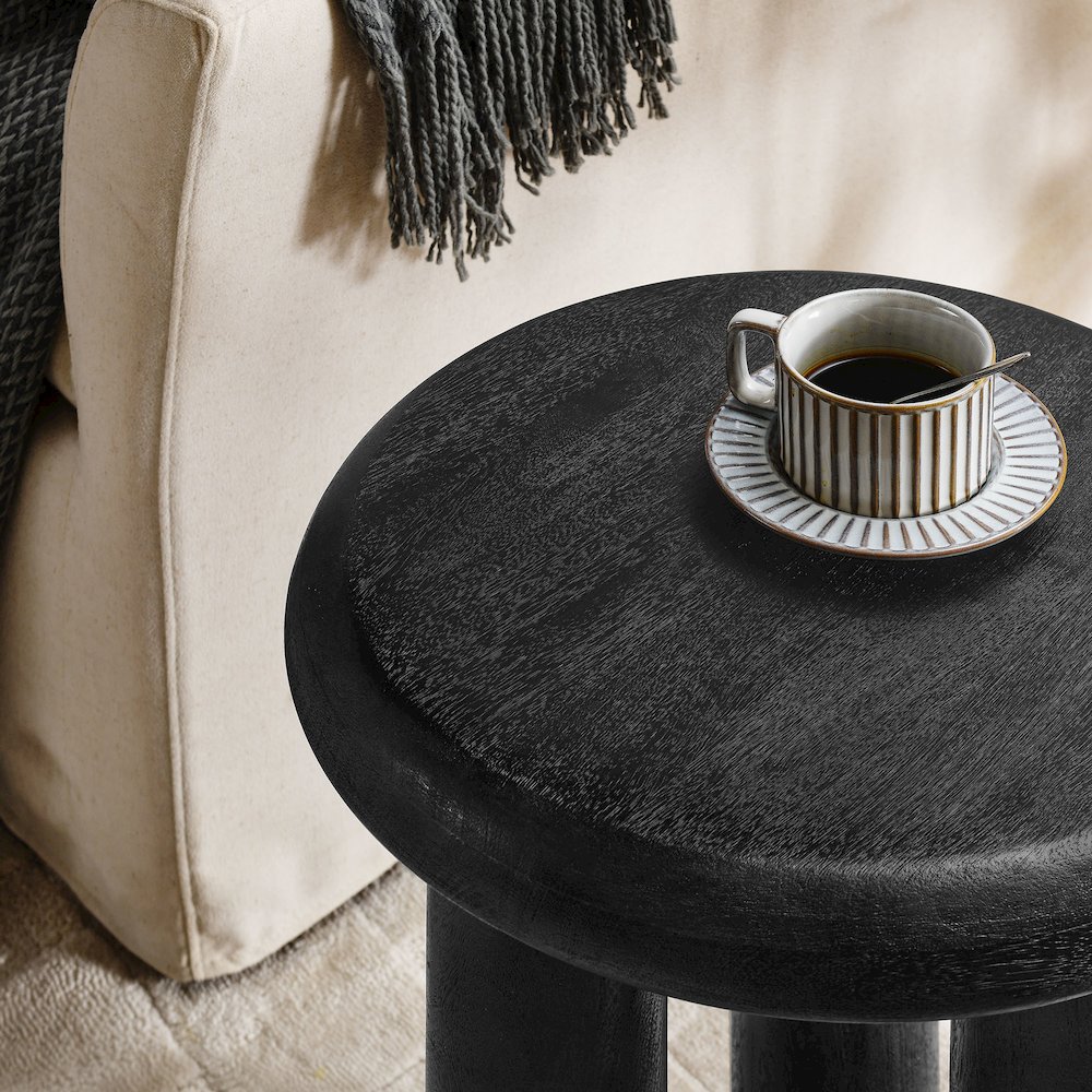 Mavina Mango Wood Side Table. Picture 7