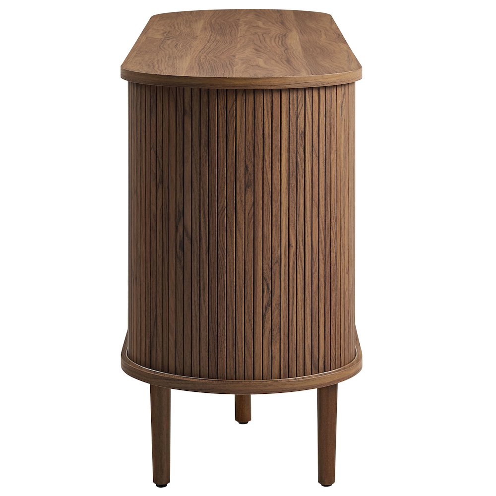 Harlan 67" Fluted Oval Sideboard Cabinet. Picture 5