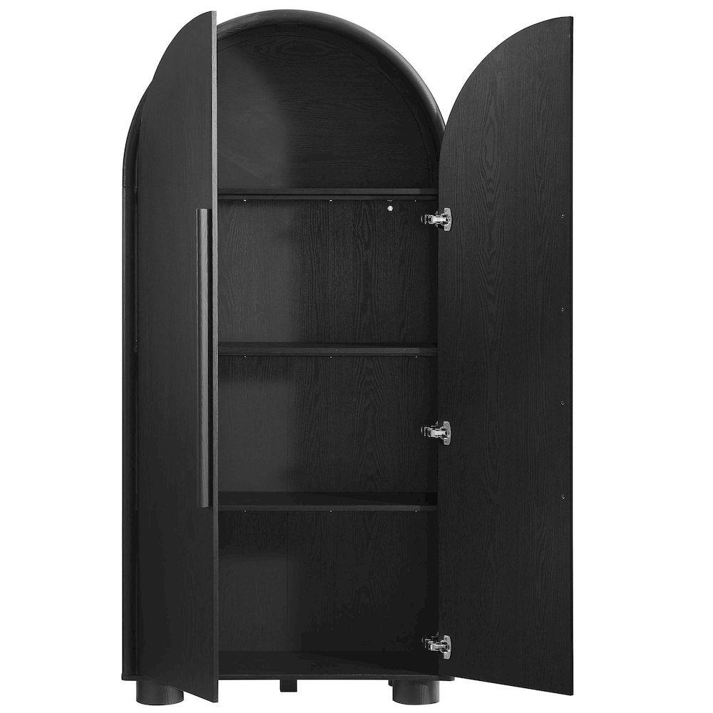 Bellamy Tall Arched Storage Cabinet. Picture 6
