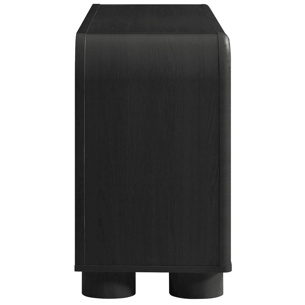 Bellamy Curved 4-Door Sideboard Cabinet. Picture 4