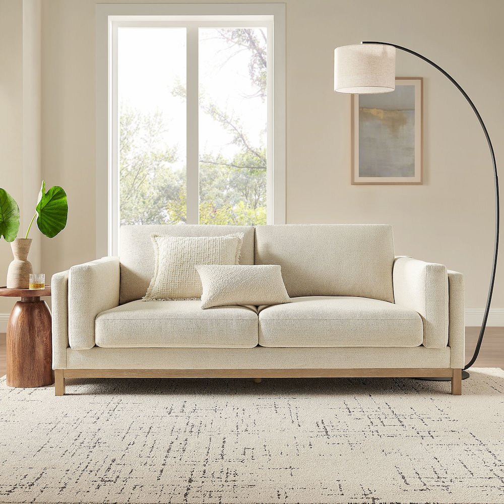 Roscoe 81 inch Fabric Sofa. Picture 8