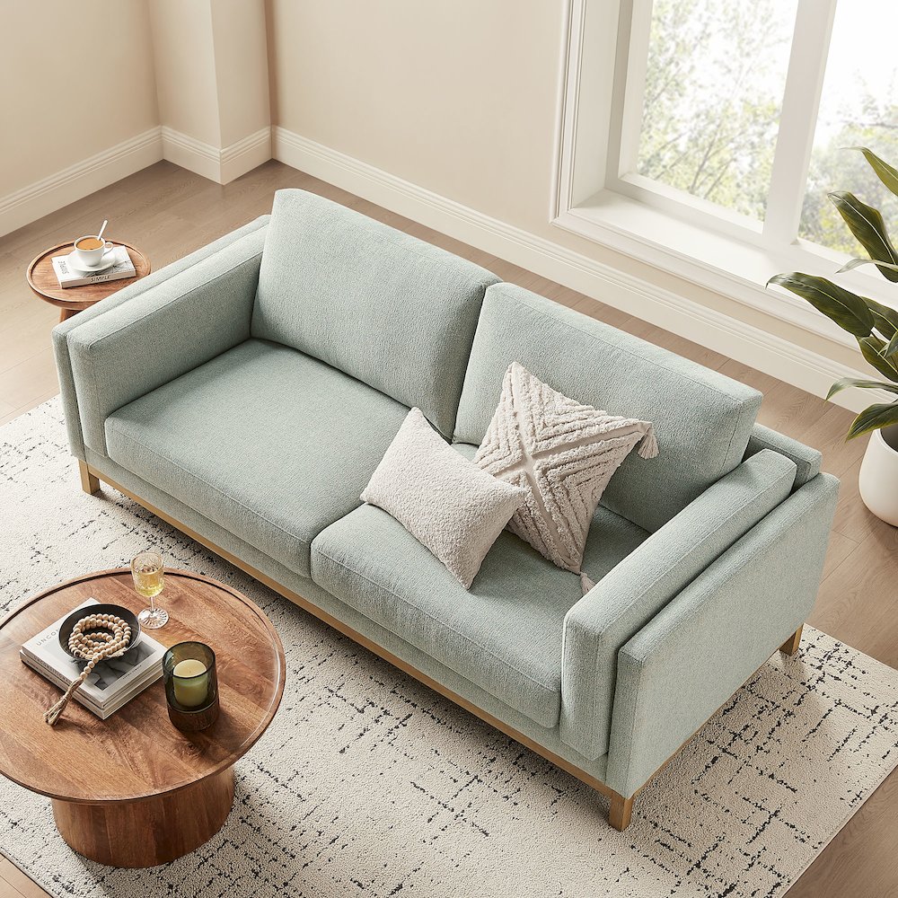 Roscoe 81 inch Fabric Sofa. Picture 9