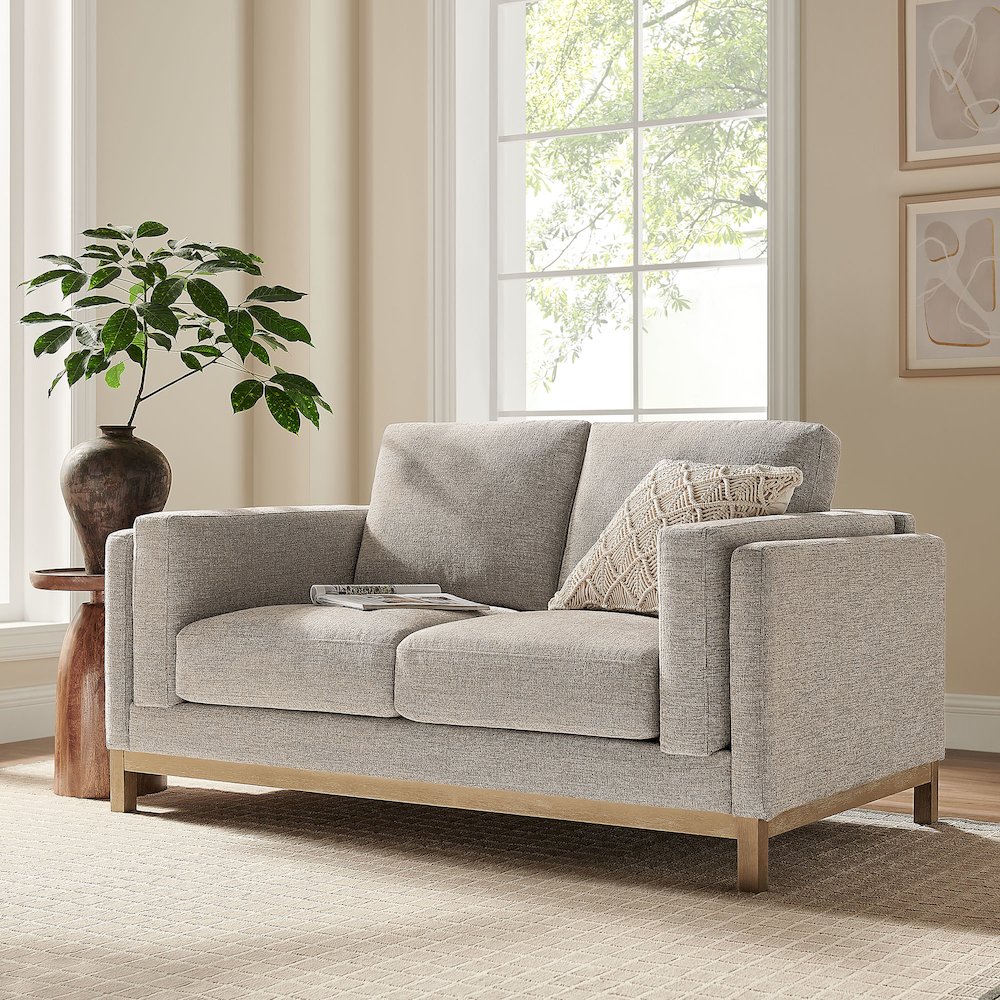 Roscoe 63 inch Fabric Loveseat. Picture 8