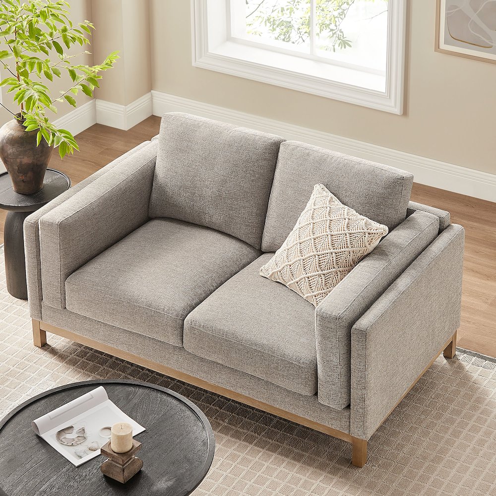 Roscoe 63 inch Fabric Loveseat. Picture 9