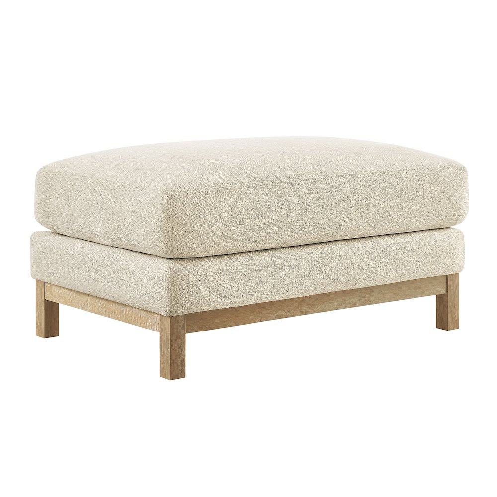 Roscoe Fabric Ottoman. Picture 1