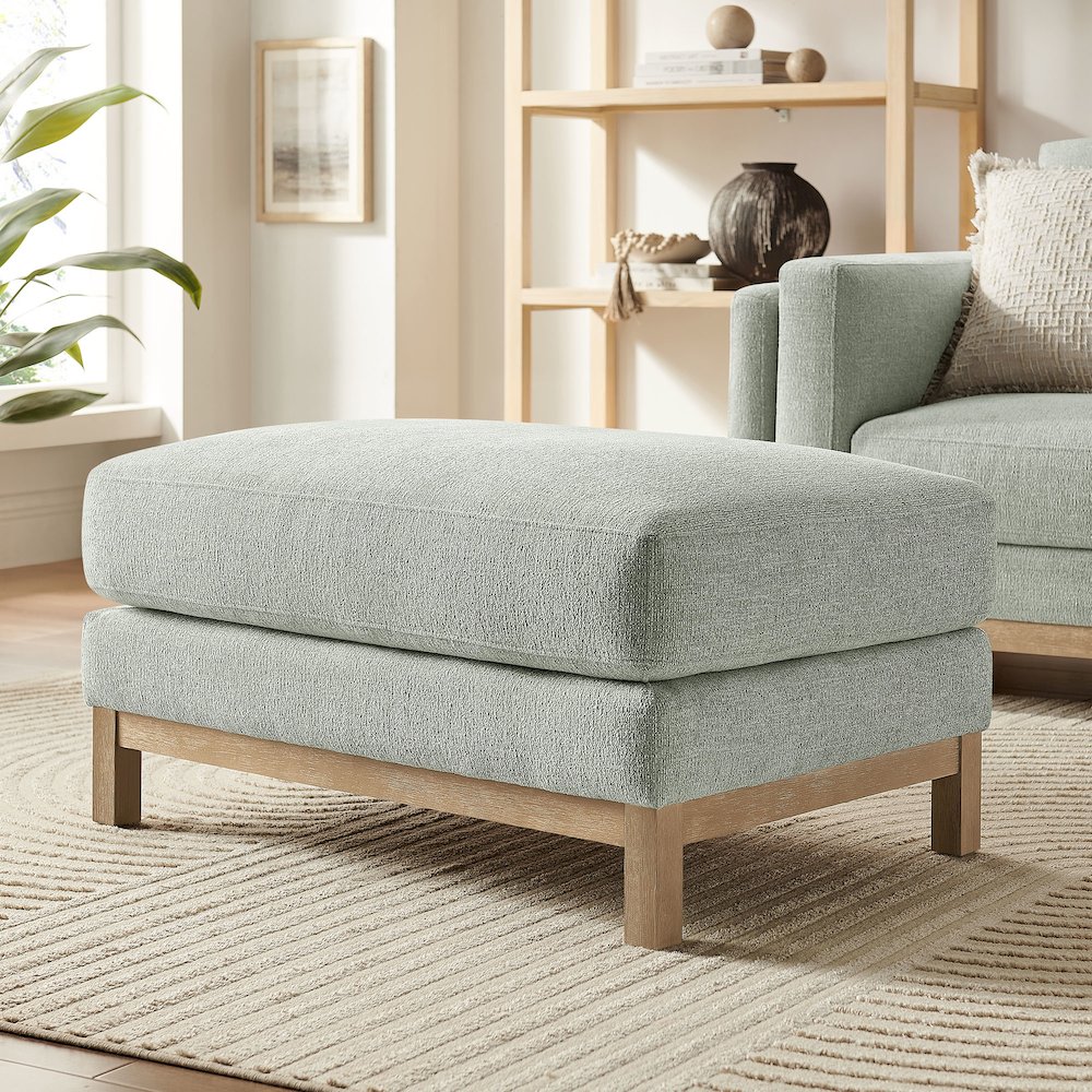 Roscoe Fabric Ottoman. Picture 8
