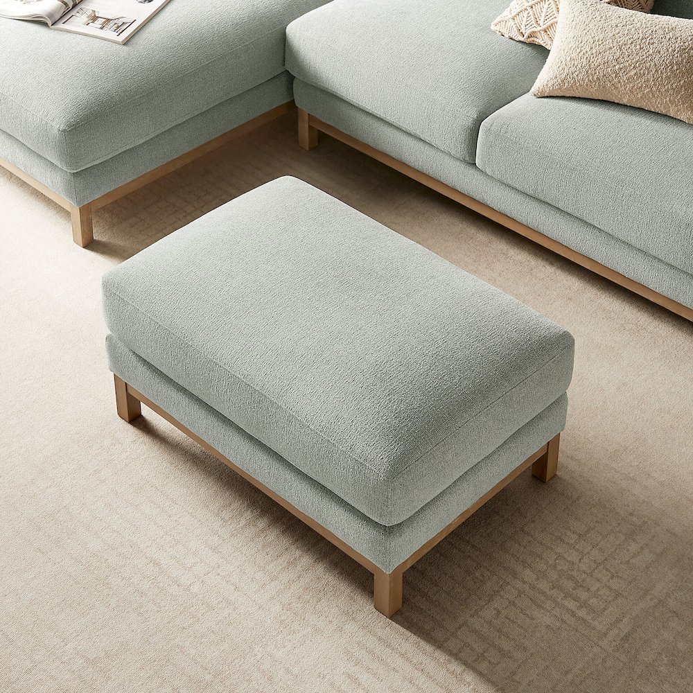 Roscoe Fabric Ottoman. Picture 9
