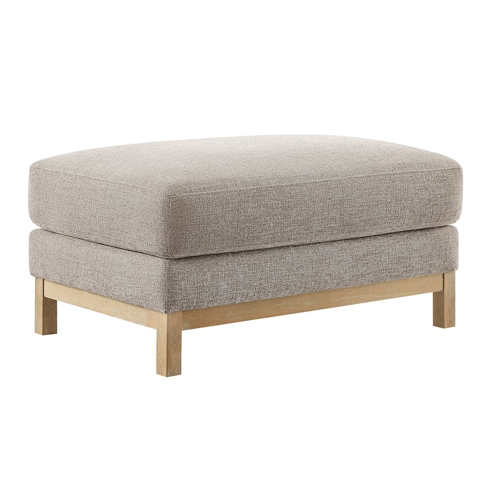 Roscoe Fabric Ottoman. Picture 1