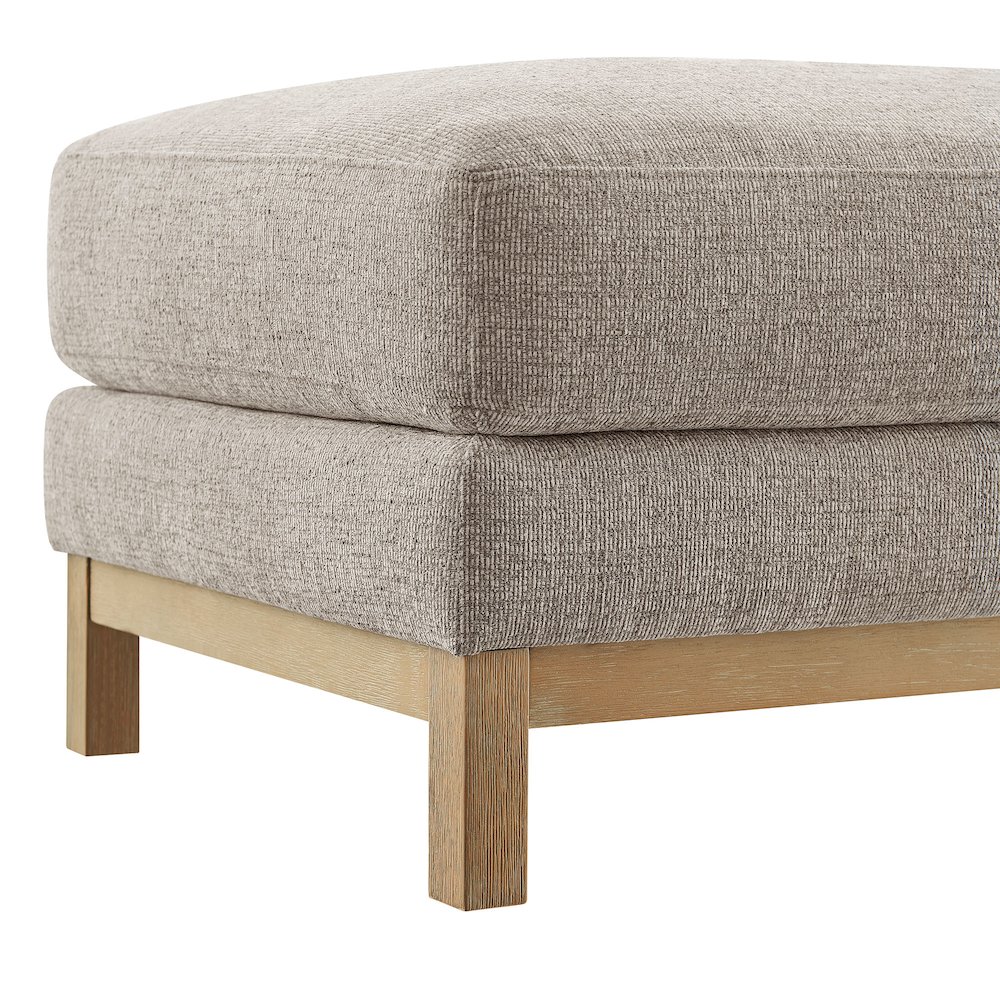 Roscoe Fabric Ottoman. Picture 7