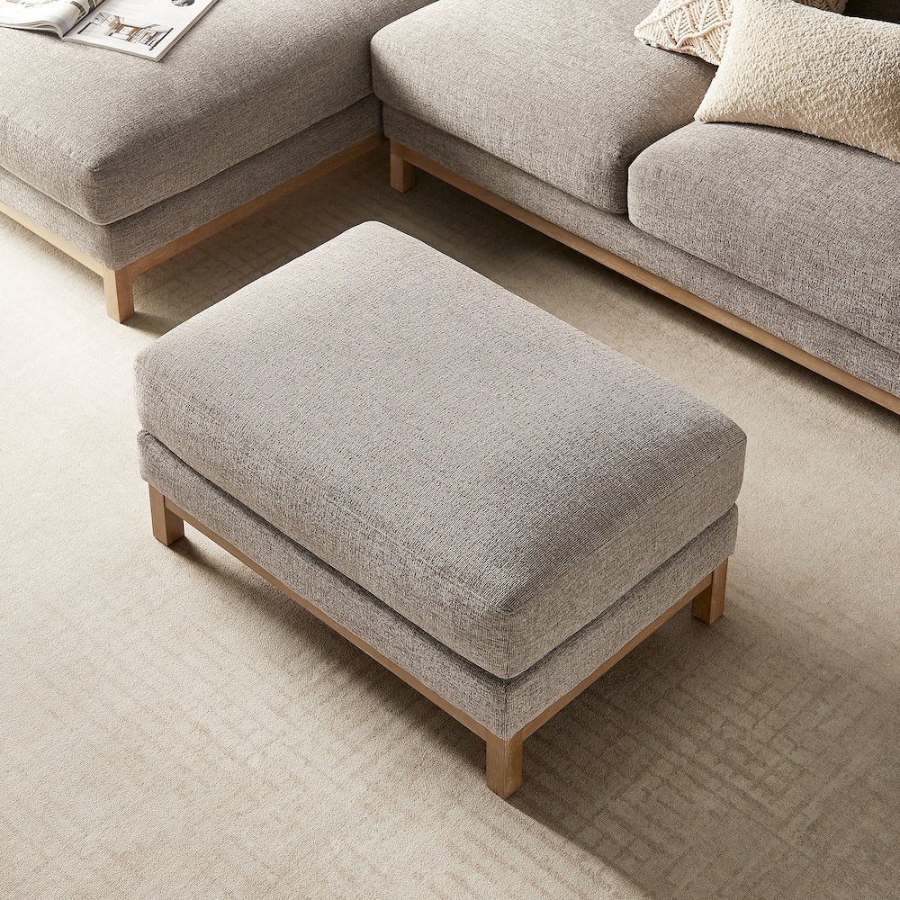 Roscoe Fabric Ottoman. Picture 9