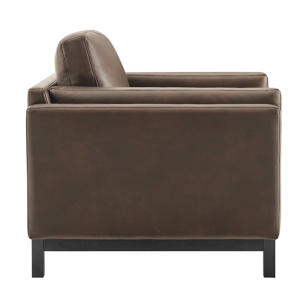 Roscoe Vegan Leather Armchair. Picture 4