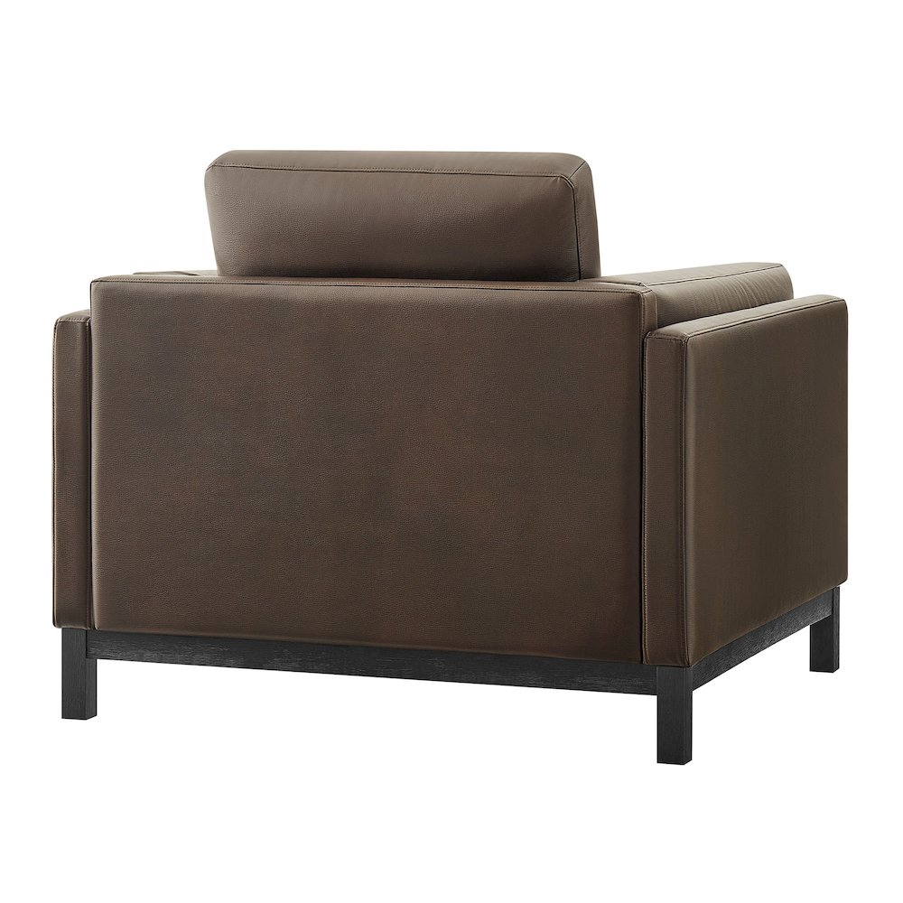 Roscoe Vegan Leather Armchair. Picture 5