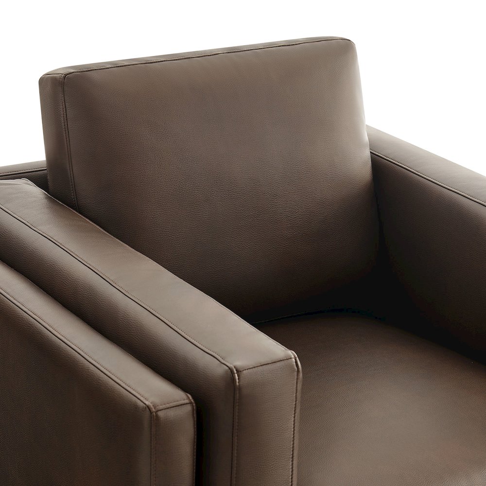 Roscoe Vegan Leather Armchair. Picture 7