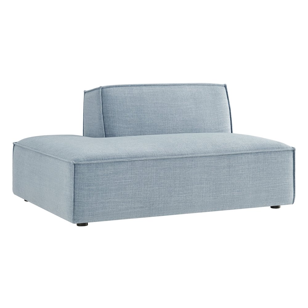 Restore Performance Fabric Upholstered Left-Facing Armless Modular Chaise. Picture 1