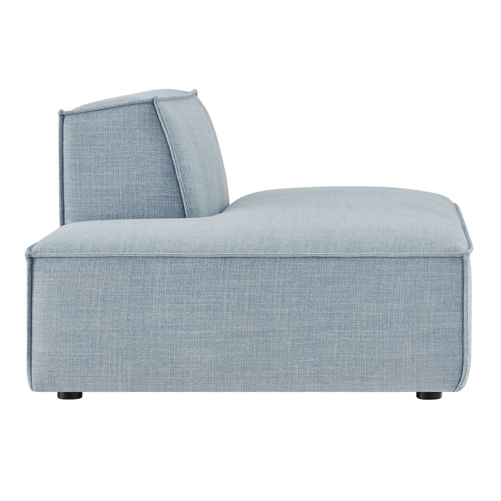 Restore Performance Fabric Upholstered Left-Facing Armless Modular Chaise. Picture 5