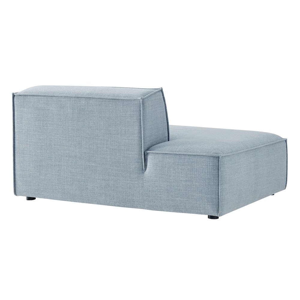 Restore Performance Fabric Upholstered Left-Facing Armless Modular Chaise. Picture 6