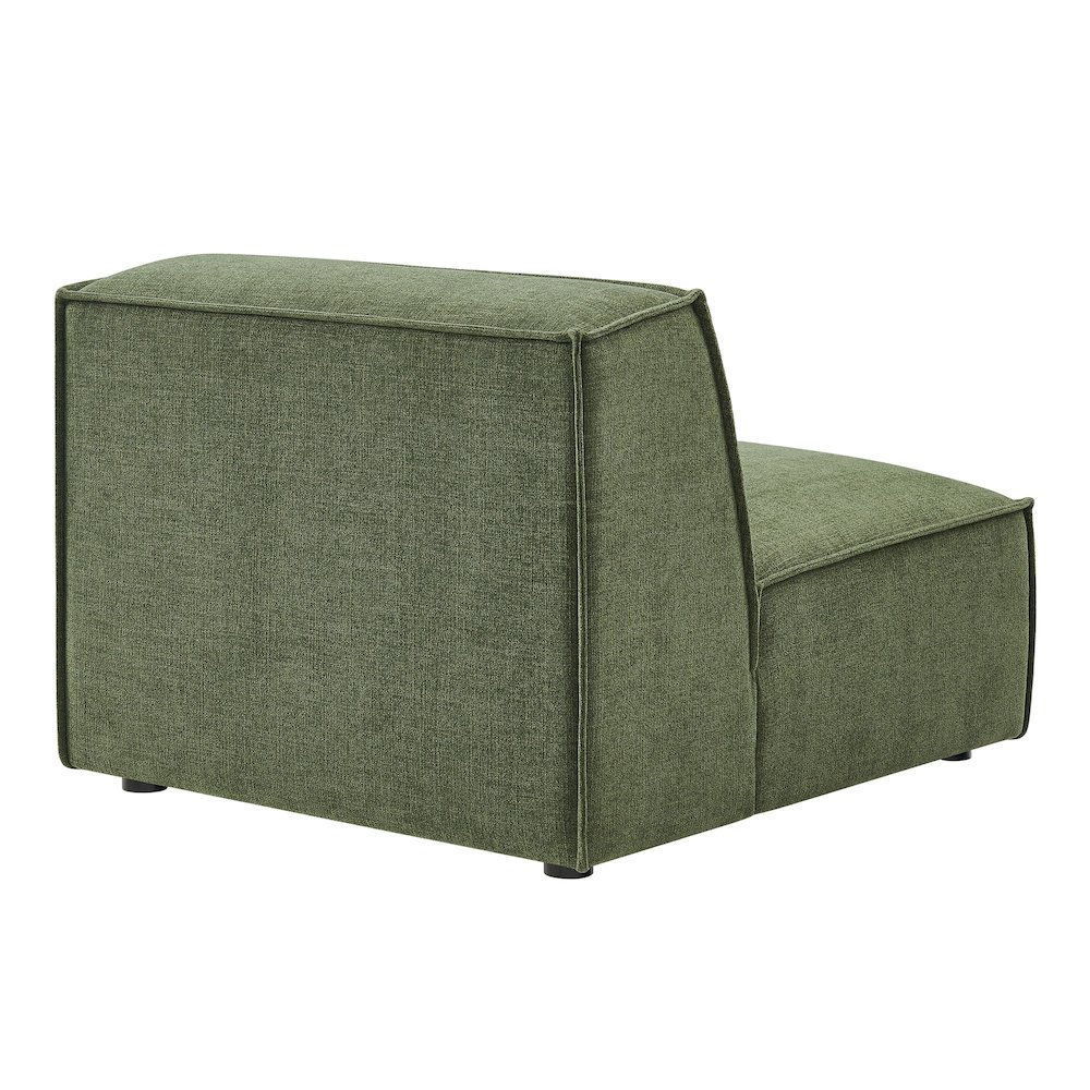 Restore Performance Fabric Upholstered Armless Modular Chair. Picture 6