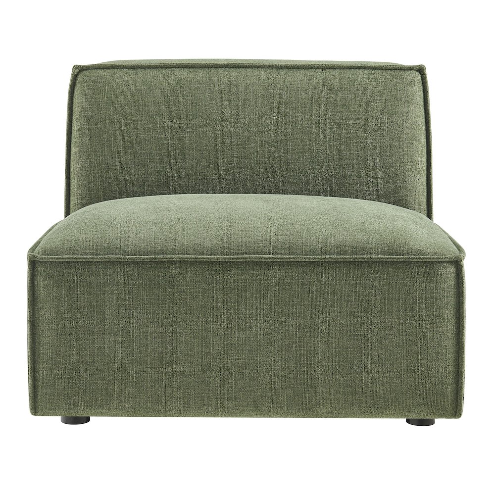 Restore Performance Fabric Upholstered Armless Modular Chair. Picture 7