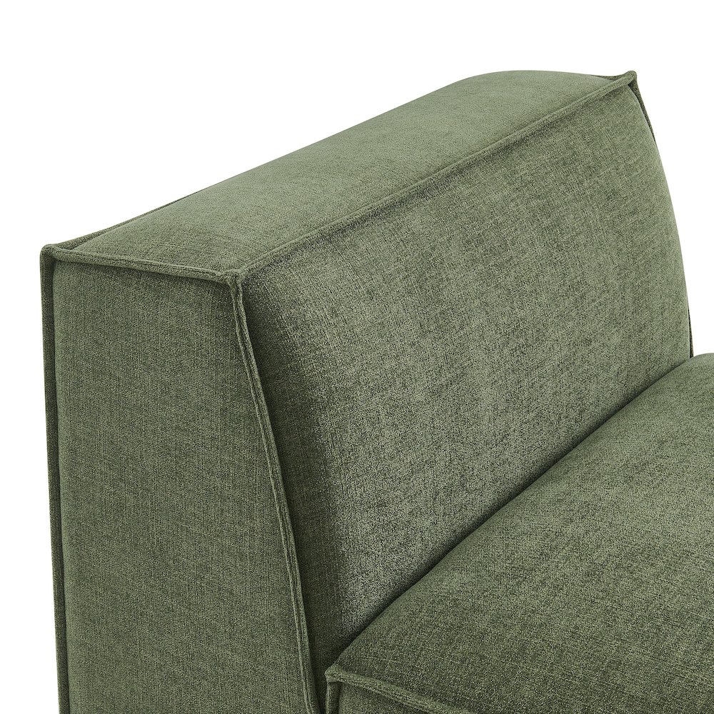 Restore Performance Fabric Upholstered Armless Modular Chair. Picture 8