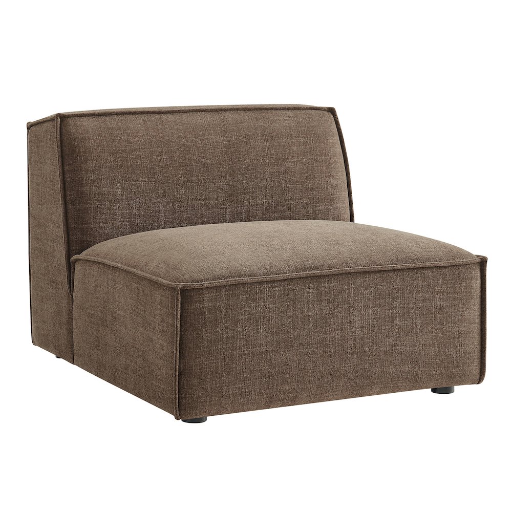 Restore Performance Fabric Upholstered Armless Modular Chair. Picture 1