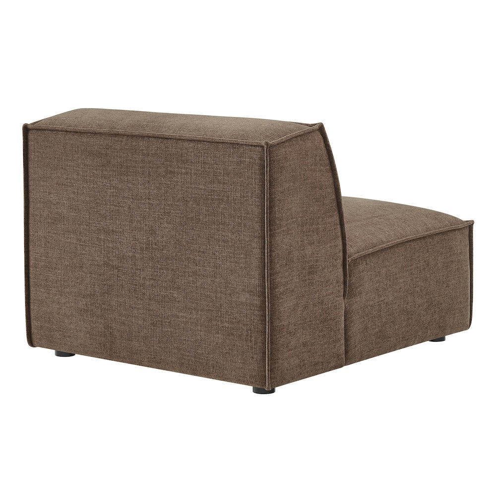 Restore Performance Fabric Upholstered Armless Modular Chair. Picture 6