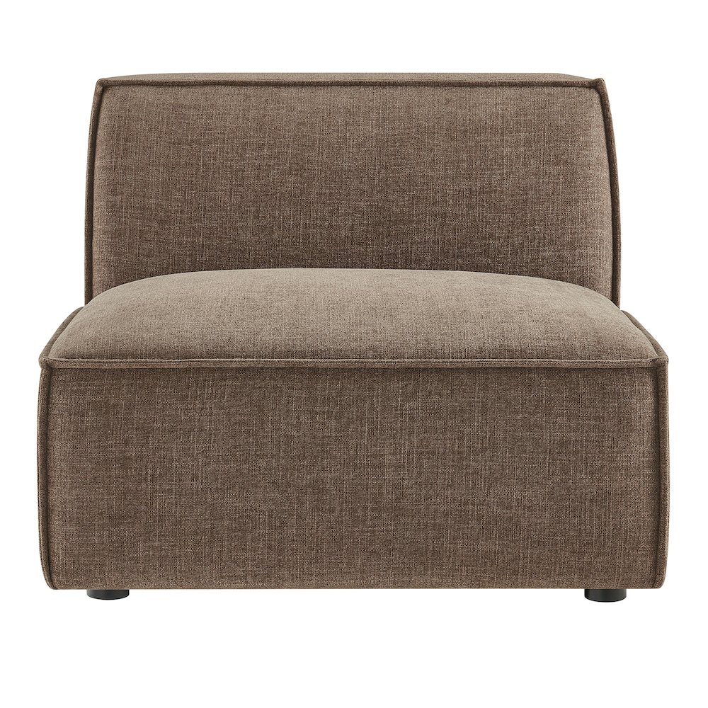 Restore Performance Fabric Upholstered Armless Modular Chair. Picture 7