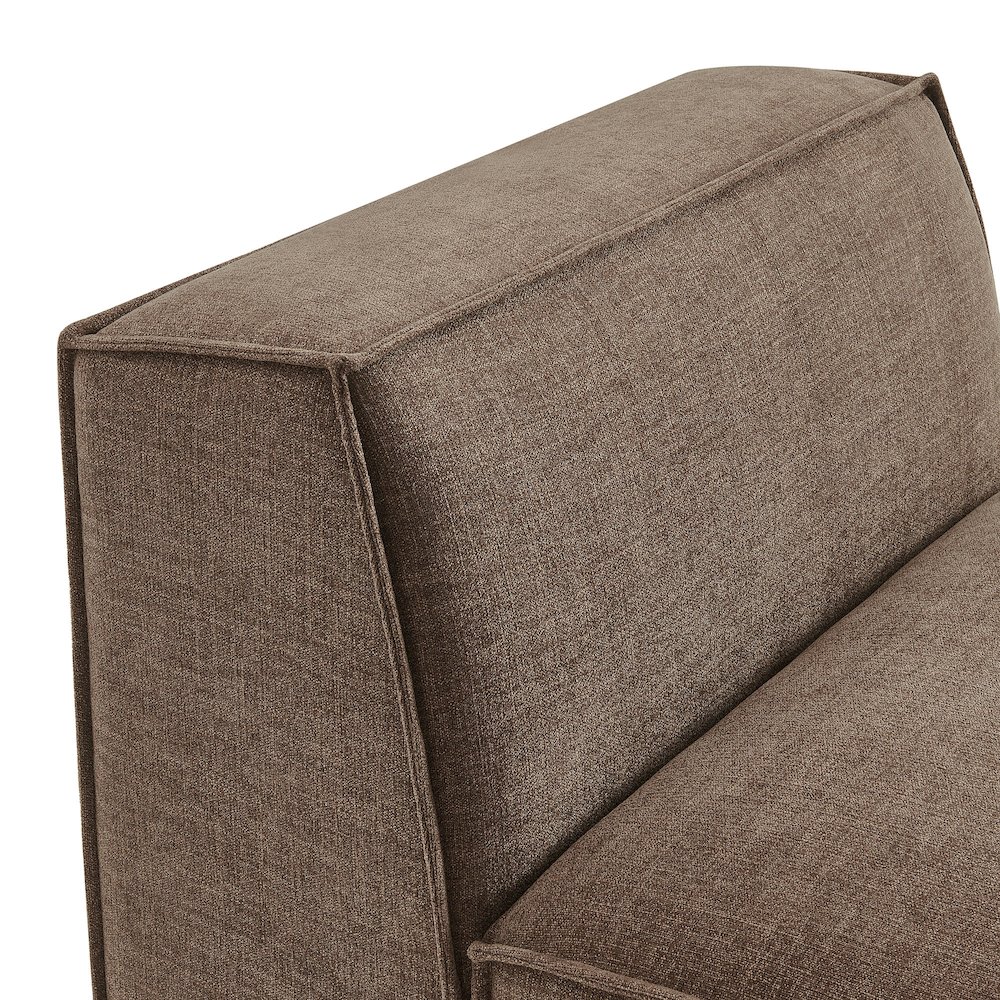 Restore Performance Fabric Upholstered Armless Modular Chair. Picture 8