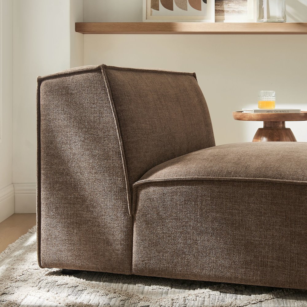 Restore Performance Fabric Upholstered Armless Modular Chair. Picture 10