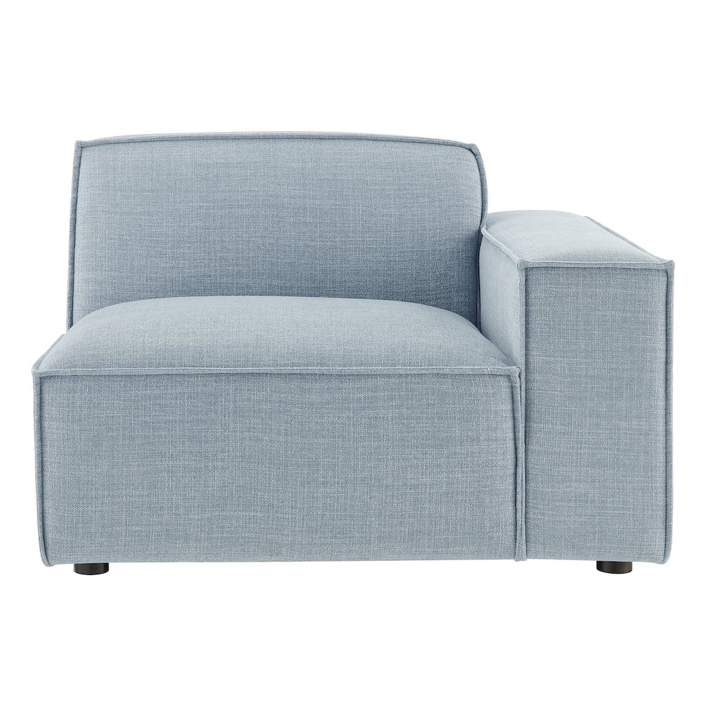 Restore Performance Fabric Upholstered Right-Facing Modular Lounge Chair. Picture 7