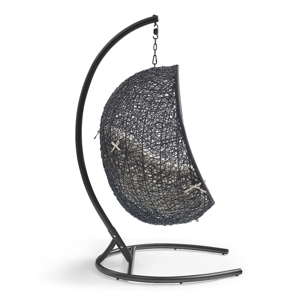 Encase Swing Outdoor Patio Lounge Chair. Picture 2
