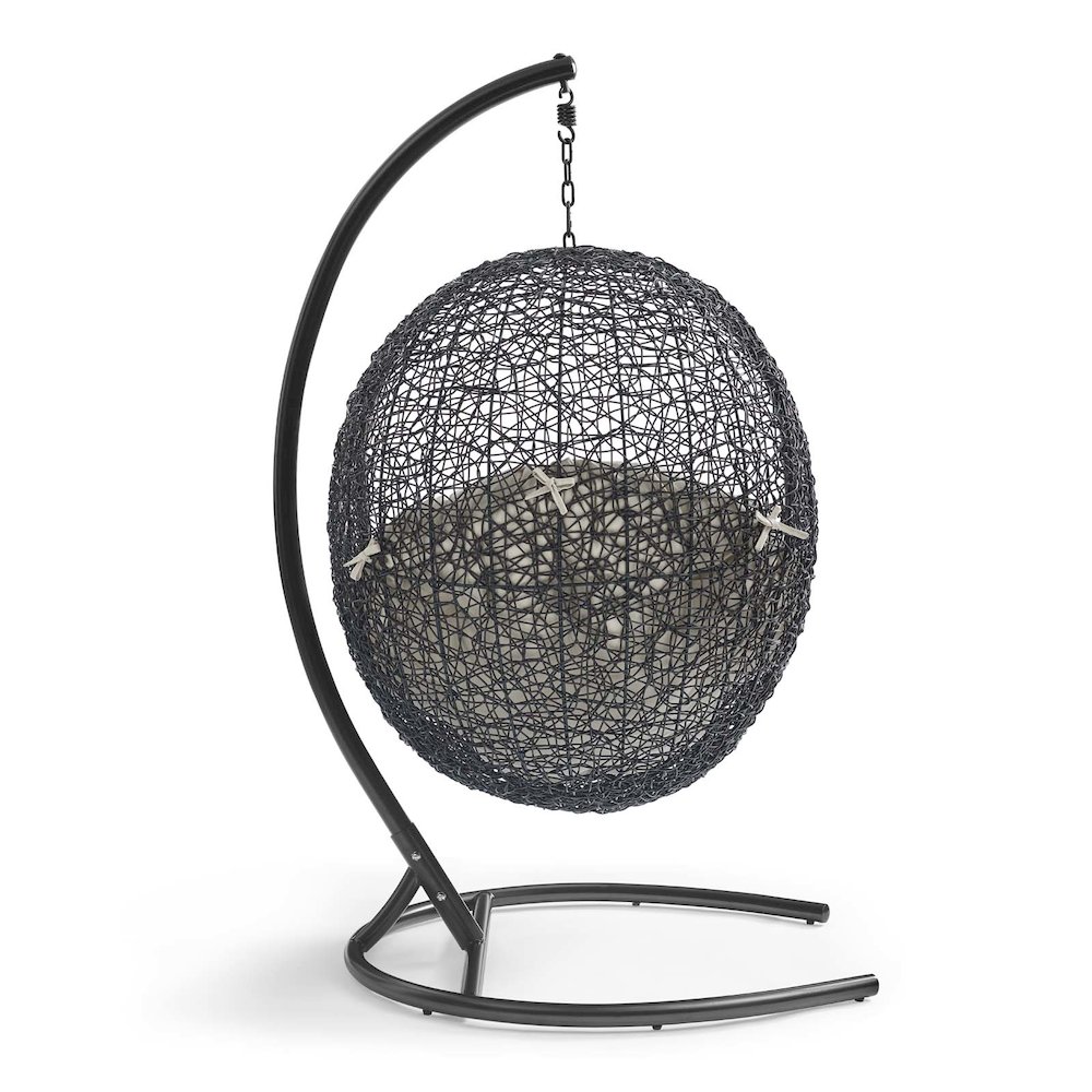 Encase Swing Outdoor Patio Lounge Chair. Picture 3