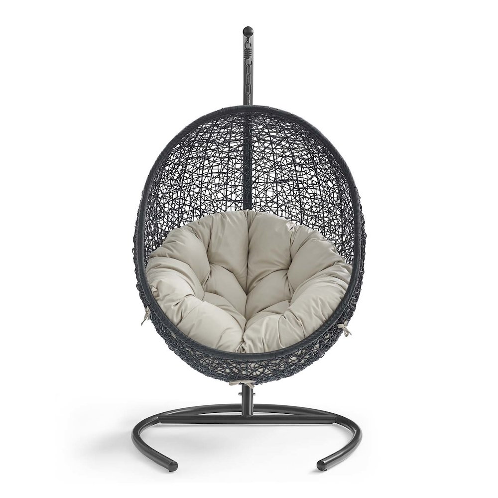 Encase Swing Outdoor Patio Lounge Chair. Picture 4