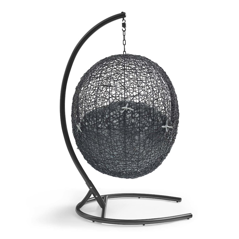 Encase Swing Outdoor Patio Lounge Chair. Picture 3