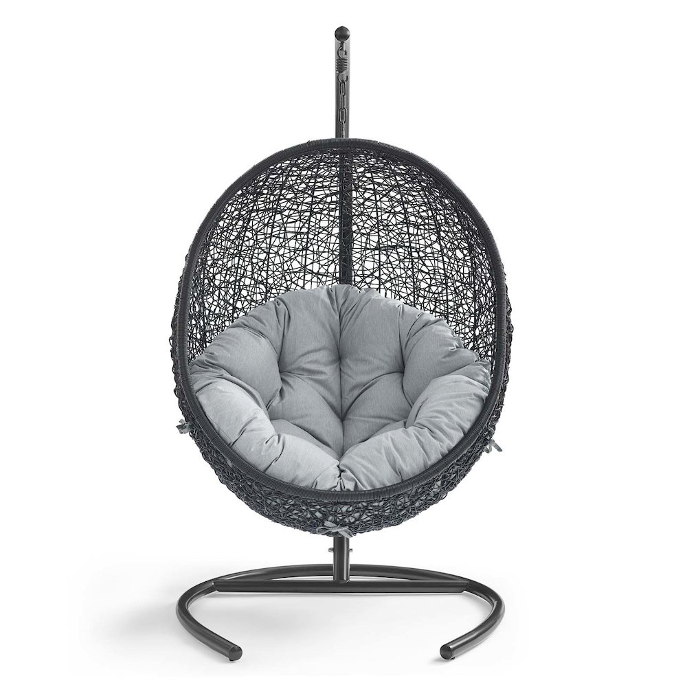 Encase Swing Outdoor Patio Lounge Chair. Picture 4
