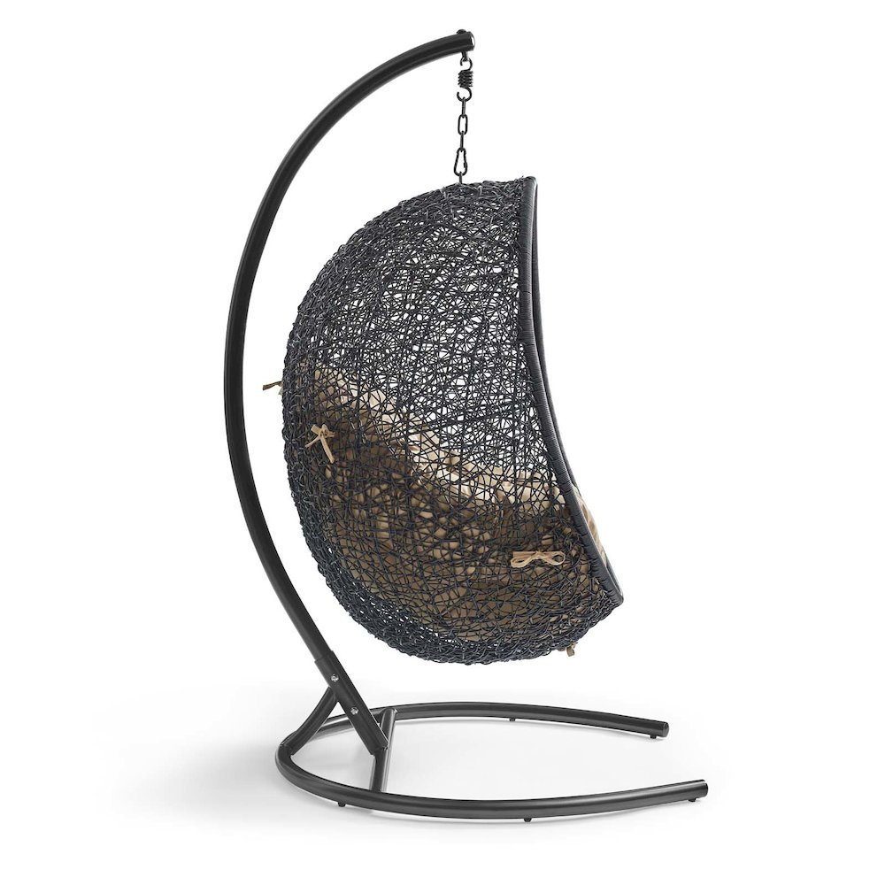 Encase Swing Outdoor Patio Lounge Chair. Picture 2
