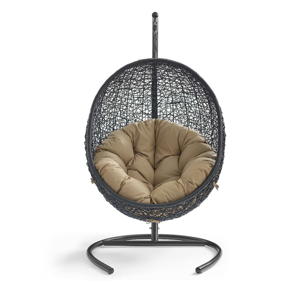 Encase Swing Outdoor Patio Lounge Chair. Picture 4