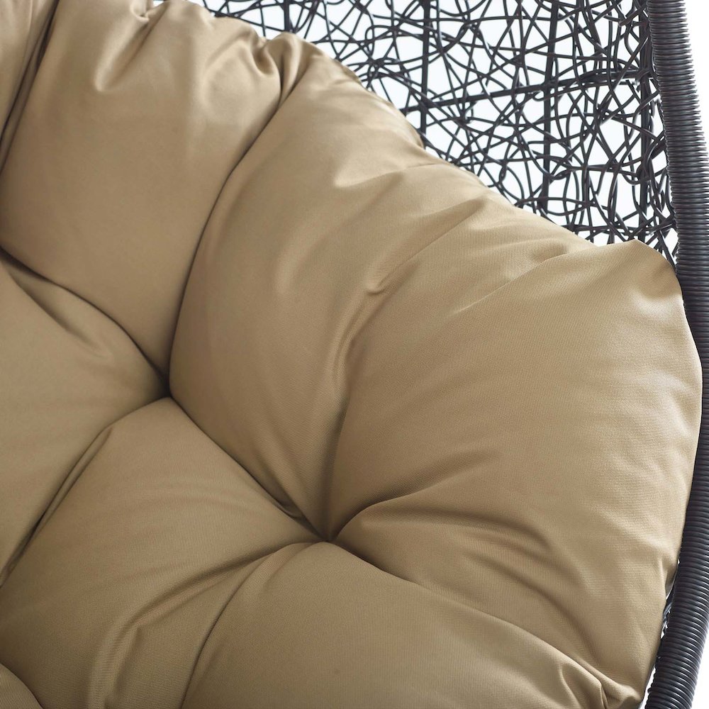 Encase Swing Outdoor Patio Lounge Chair. Picture 5