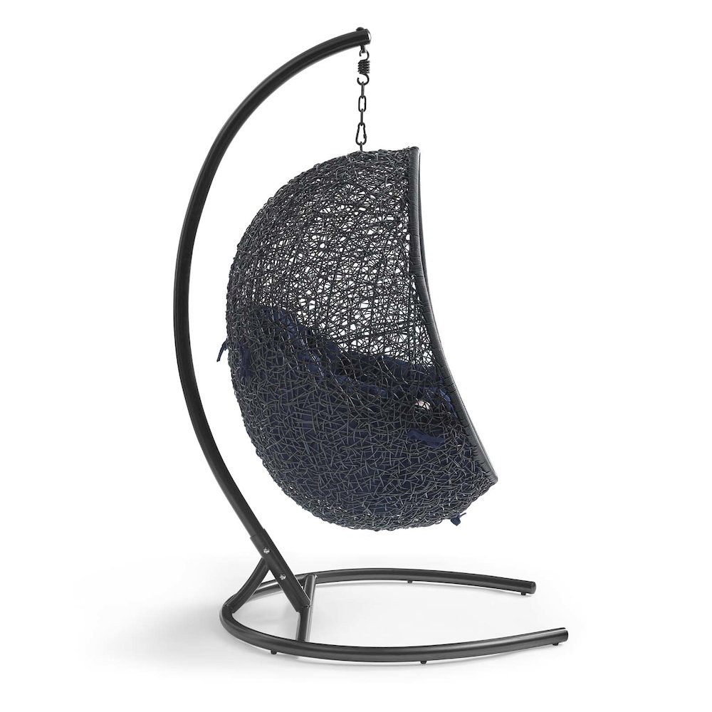 Encase Swing Outdoor Patio Lounge Chair. Picture 2