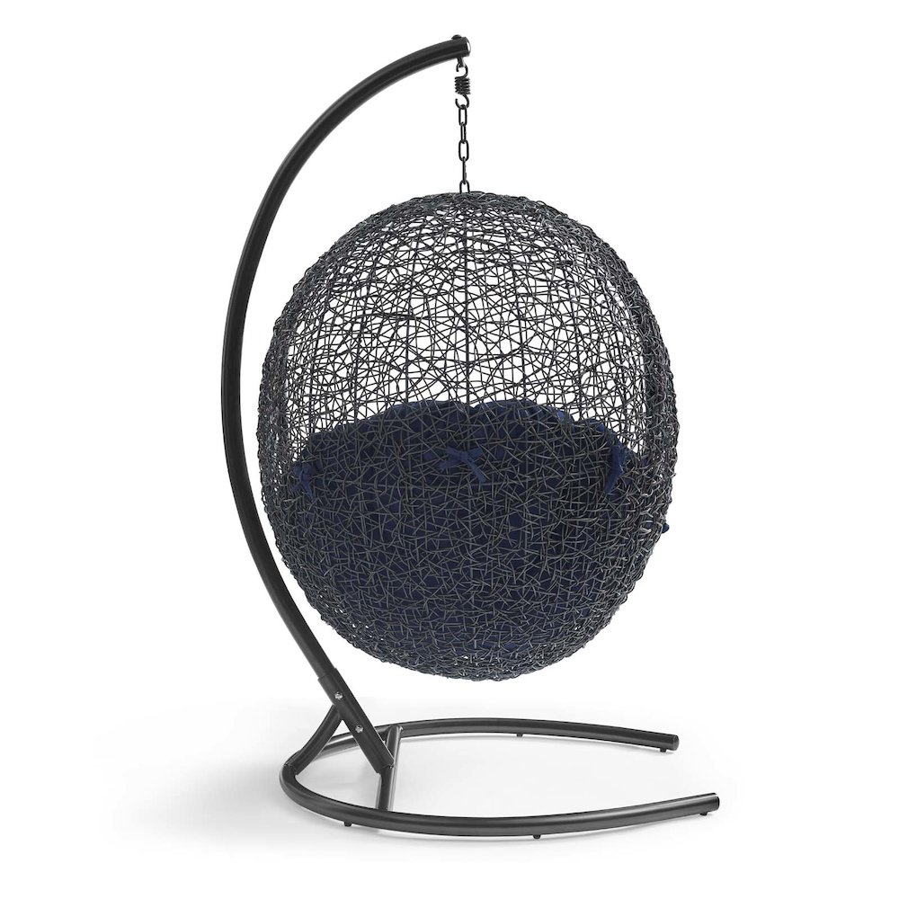Encase Swing Outdoor Patio Lounge Chair. Picture 3