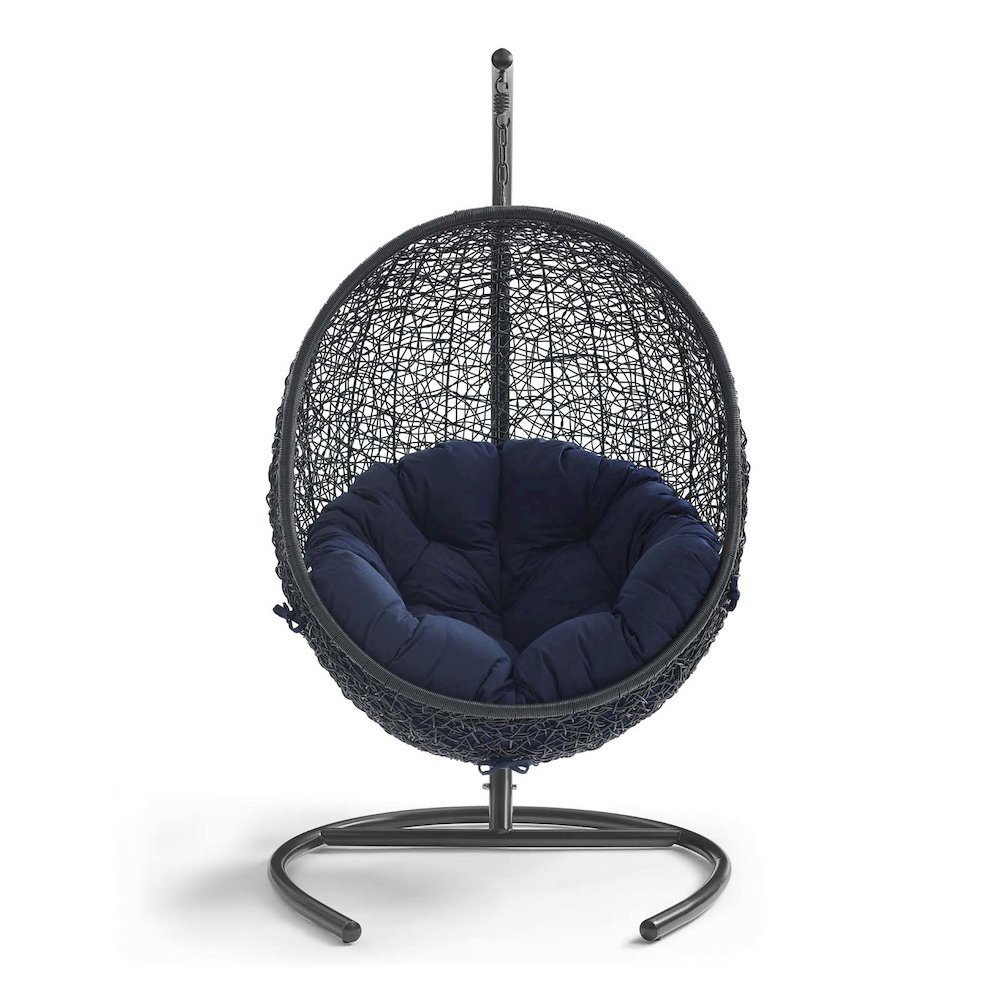 Encase Swing Outdoor Patio Lounge Chair. Picture 4