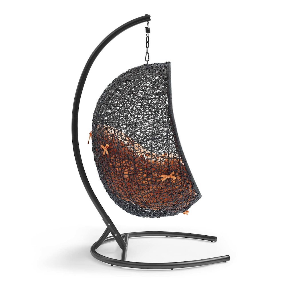 Encase Swing Outdoor Patio Lounge Chair. Picture 2