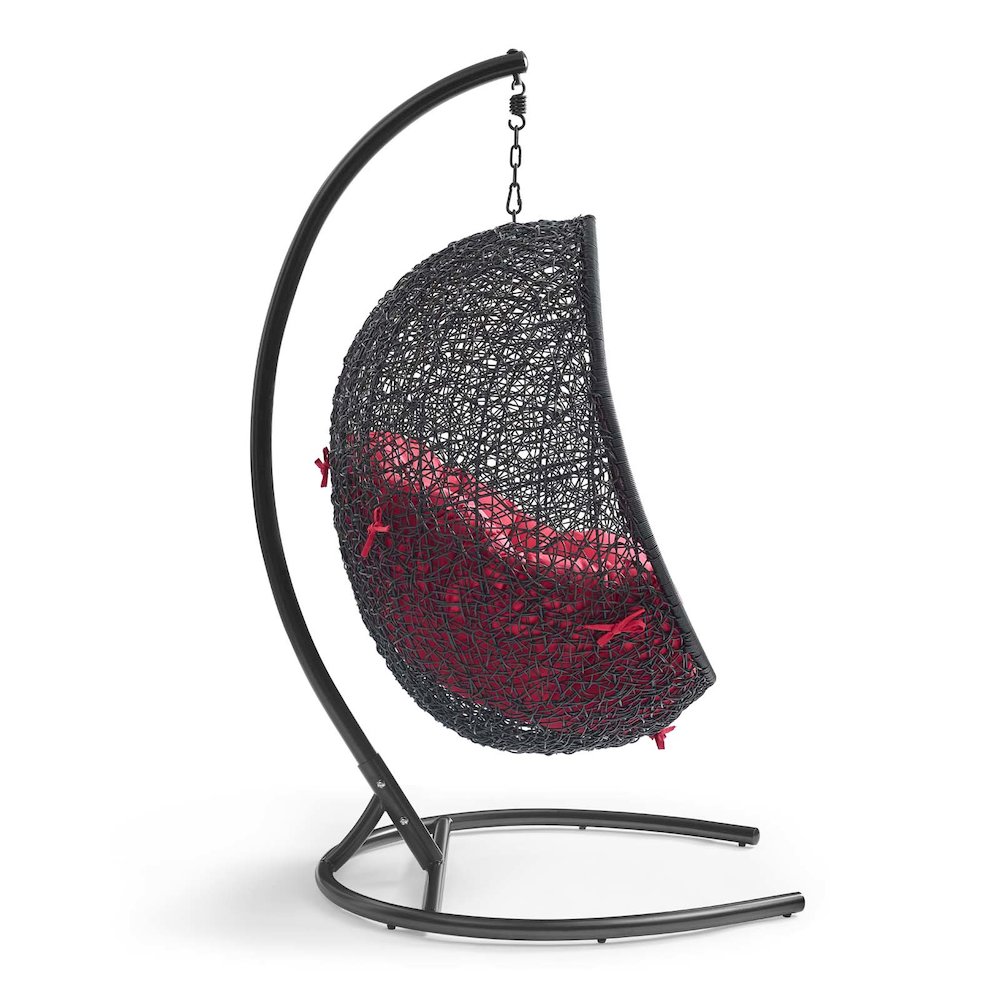 Encase Swing Outdoor Patio Lounge Chair. Picture 2