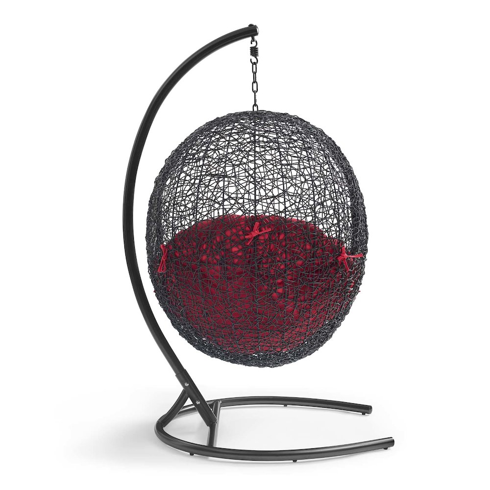 Encase Swing Outdoor Patio Lounge Chair. Picture 3