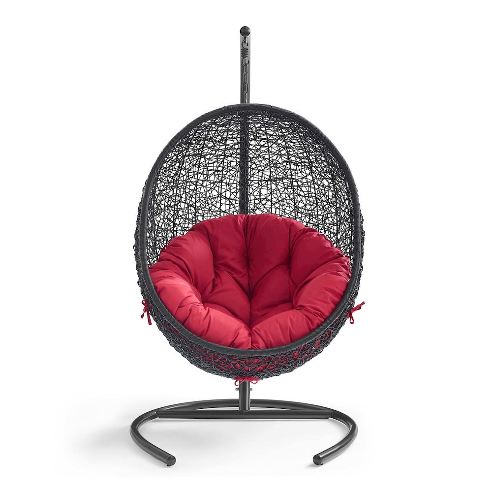 Encase Swing Outdoor Patio Lounge Chair. Picture 4