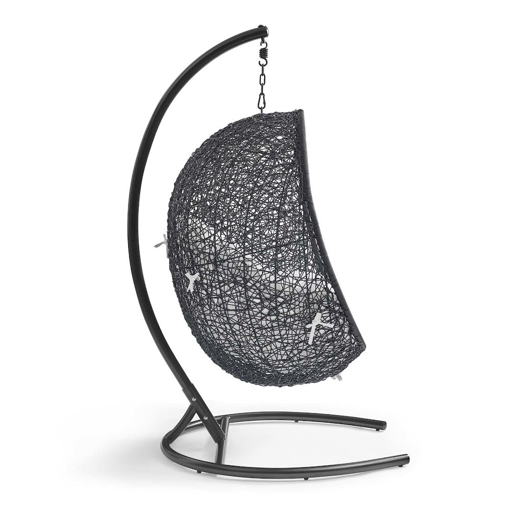 Encase Swing Outdoor Patio Lounge Chair. Picture 2