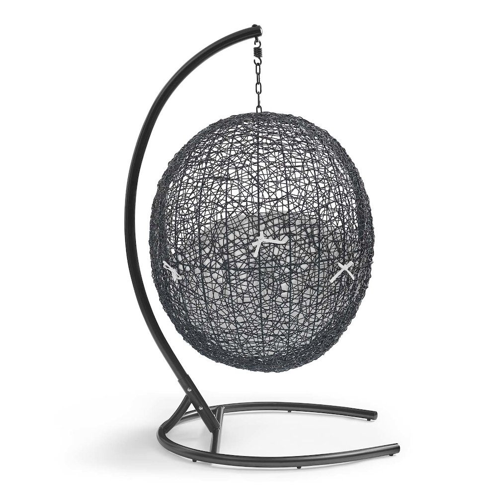 Encase Swing Outdoor Patio Lounge Chair. Picture 3