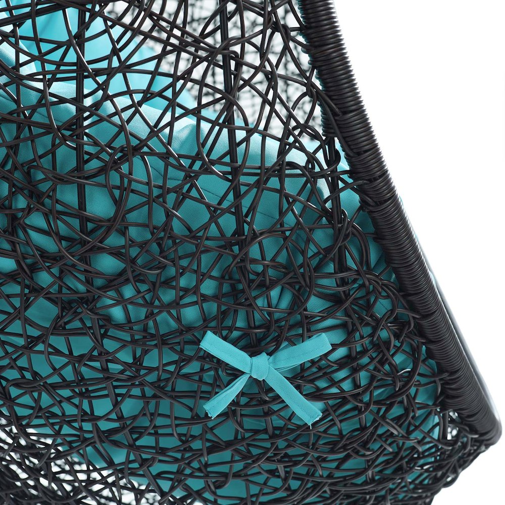 Encase Swing Outdoor Patio Lounge Chair. Picture 5