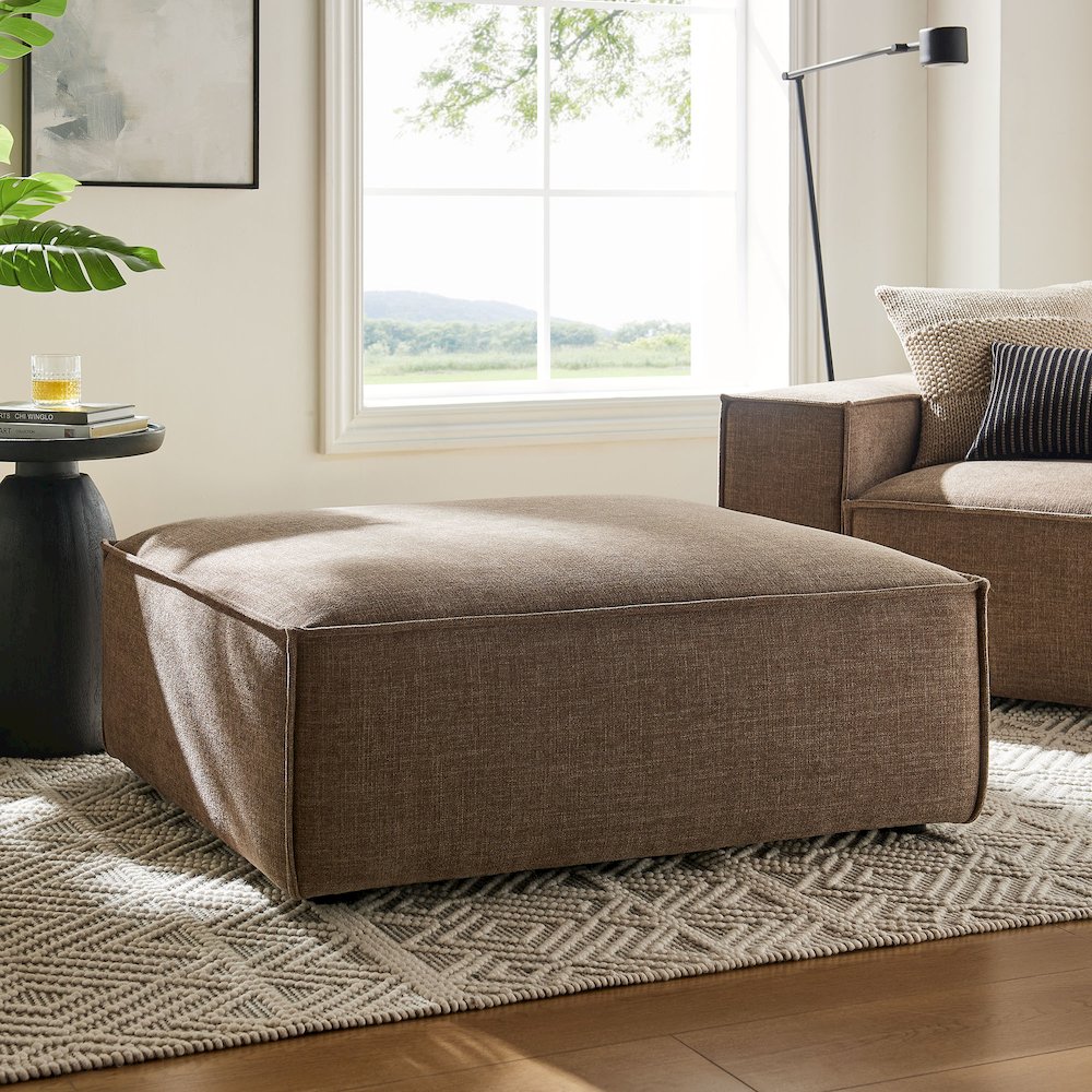 Restore Performance Fabric Upholstered Modular Ottoman. Picture 8